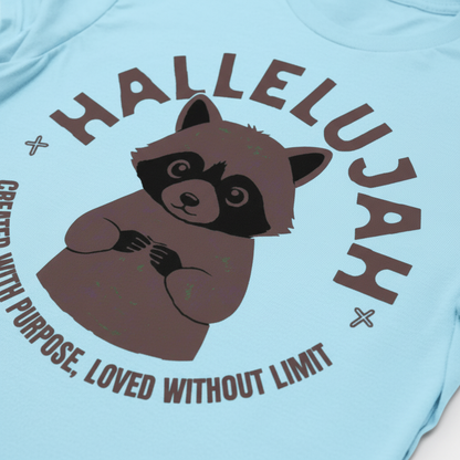 Hallelujah Raccoon T-Shirt__detail