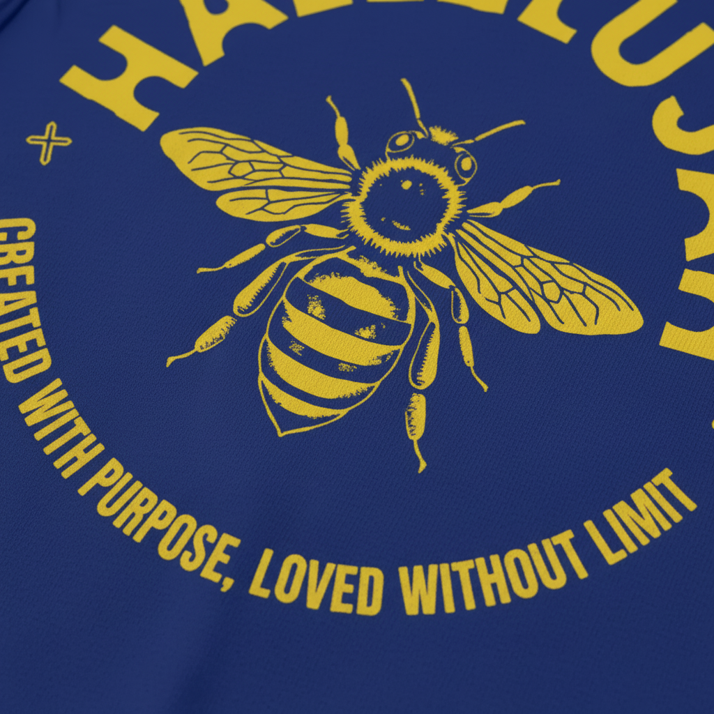 Hallelujah Bee Purpose T-Shirt__detail
