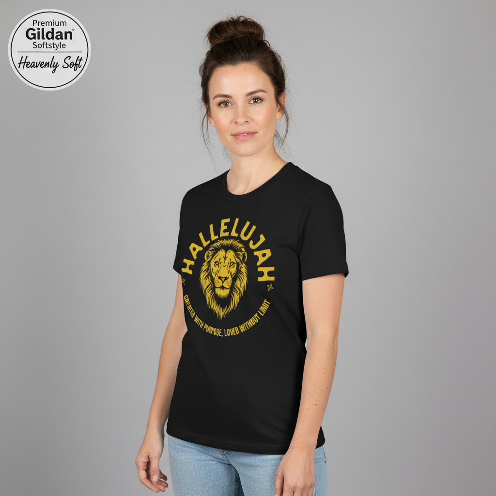 Hallelujah Lion of Purpose T-Shirt__benefit
