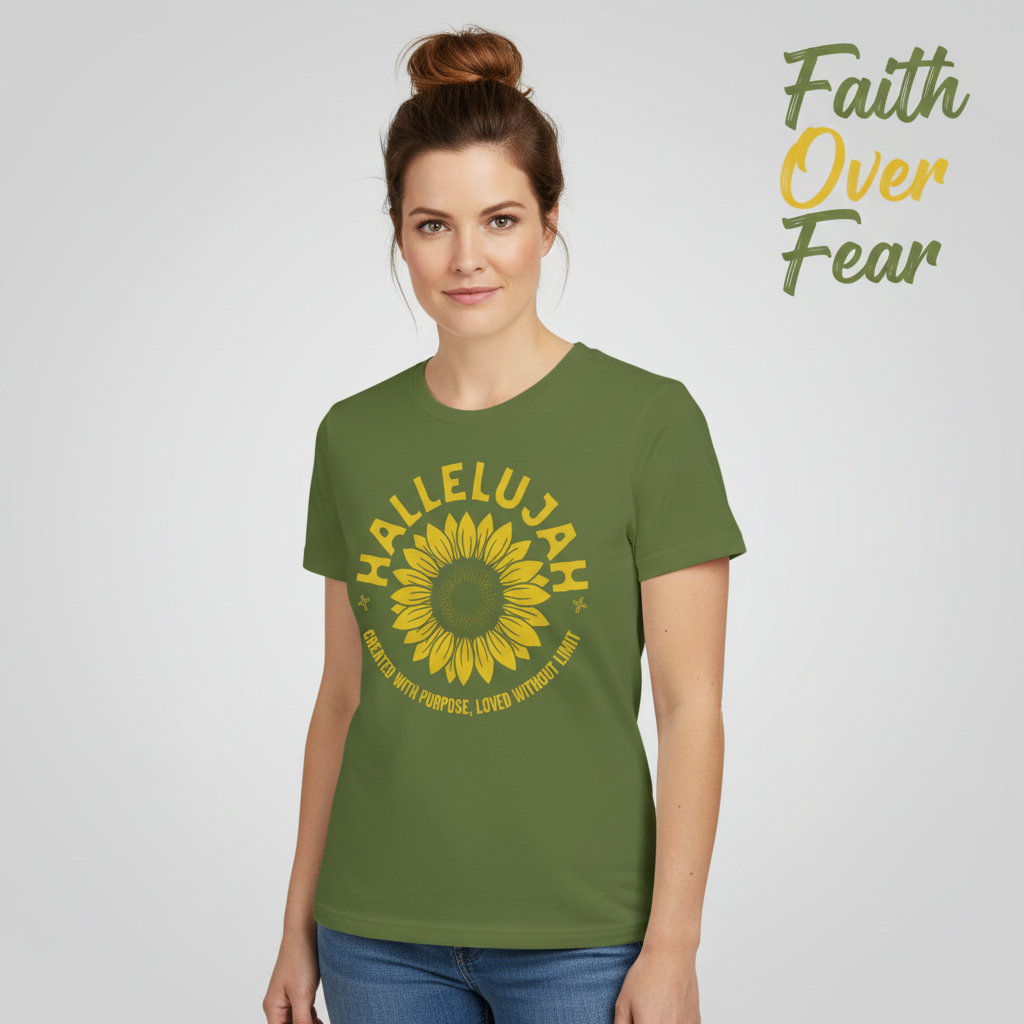 Hallelujah Sunflower T-Shirt__hero