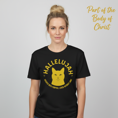 Hallelujah Cat T-Shirt__hero