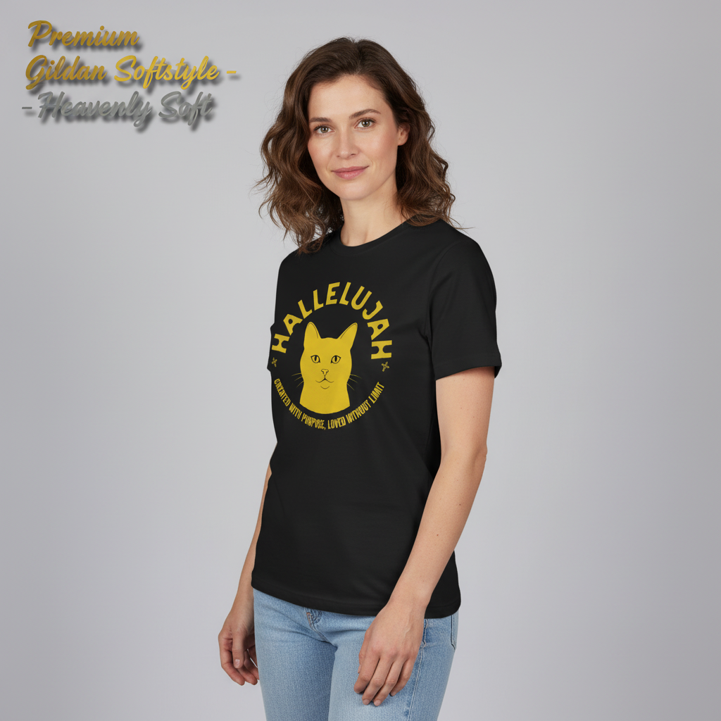 Hallelujah Cat T-Shirt__benefit