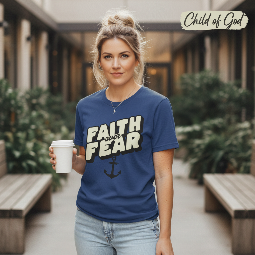 Faith Over Fear T-Shirt__lifestyle