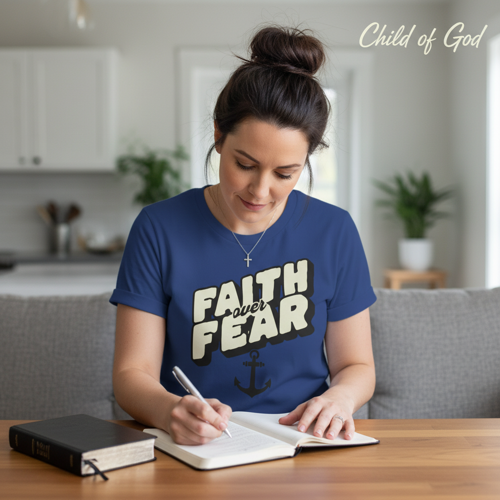 Faith Over Fear T-Shirt__use