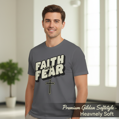 Faith Over Fear T-Shirt__space