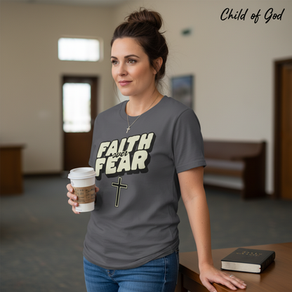 Faith Over Fear T-Shirt__use