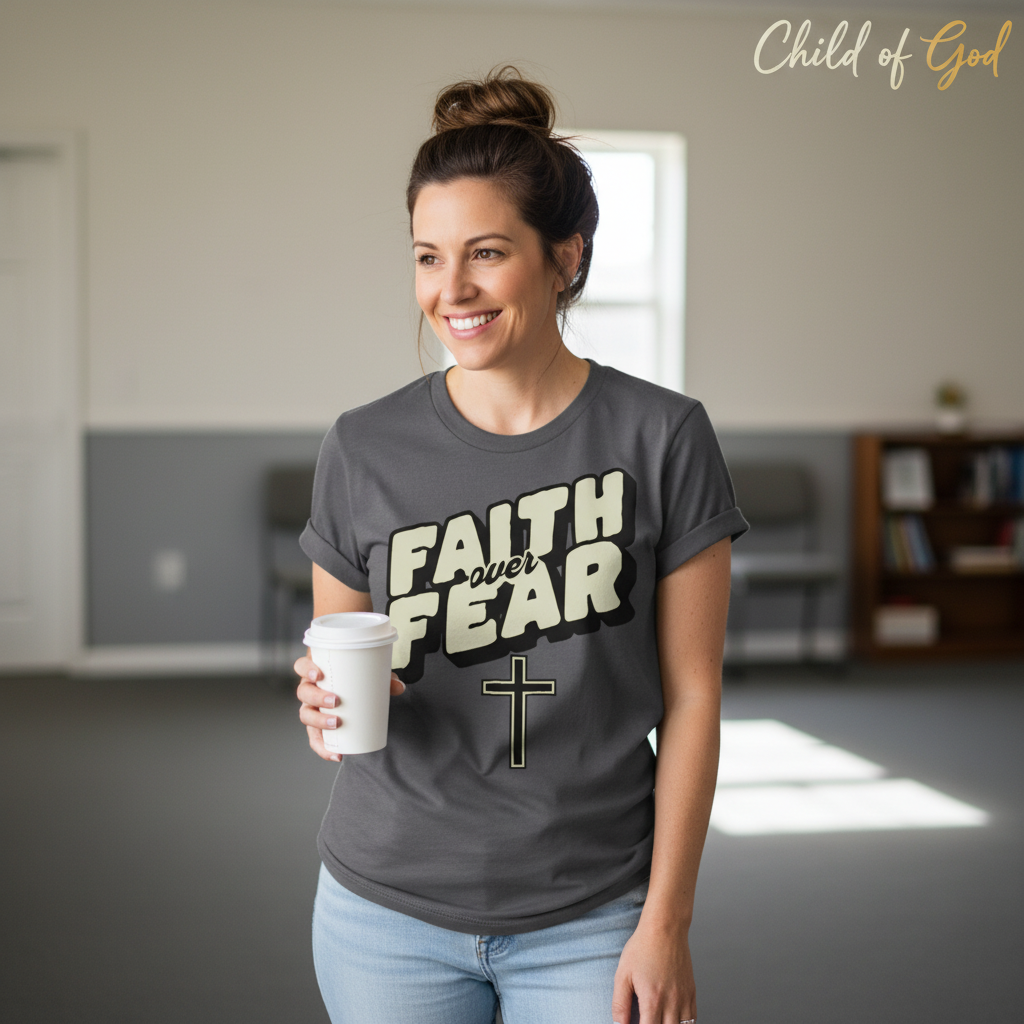 Faith Over Fear T-Shirt__lifestyle