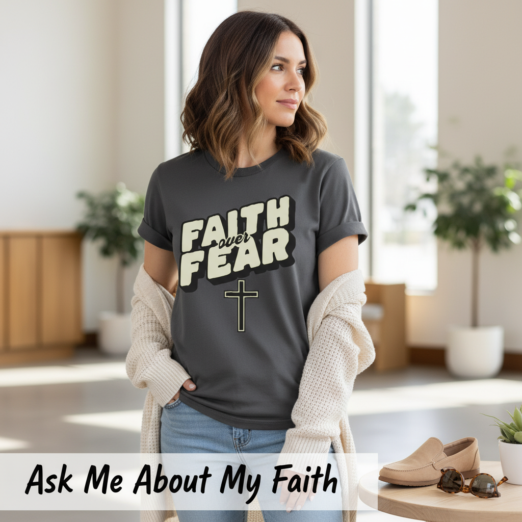 Faith Over Fear T-Shirt__pair