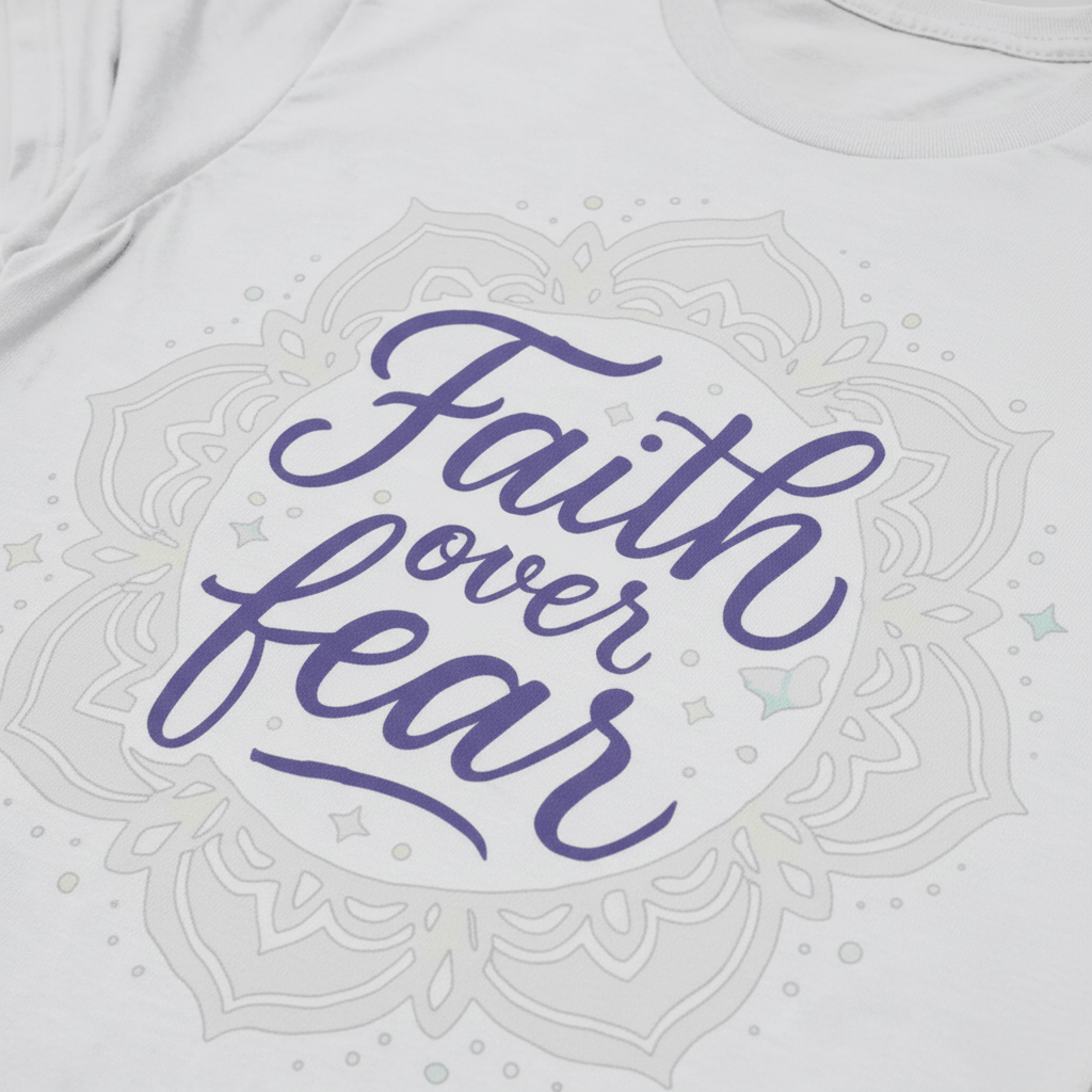 Faith Over Fear T-Shirt__detail