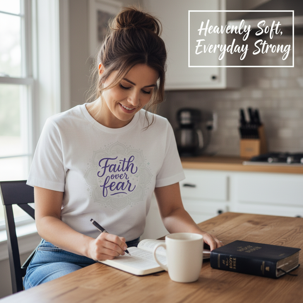 Faith Over Fear T-Shirt__use