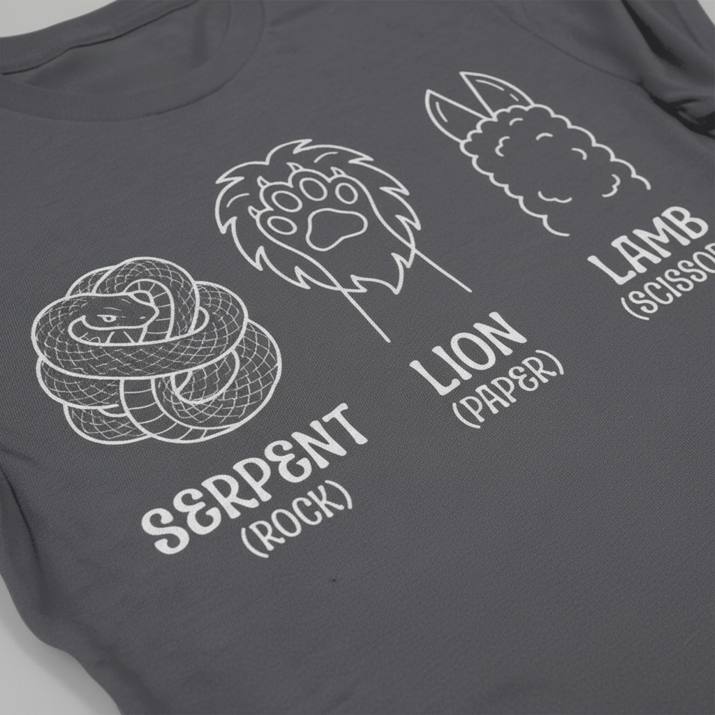 Serpent Lion Lamb T-Shirt__detail