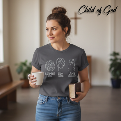 Serpent Lion Lamb T-Shirt__lifestyle