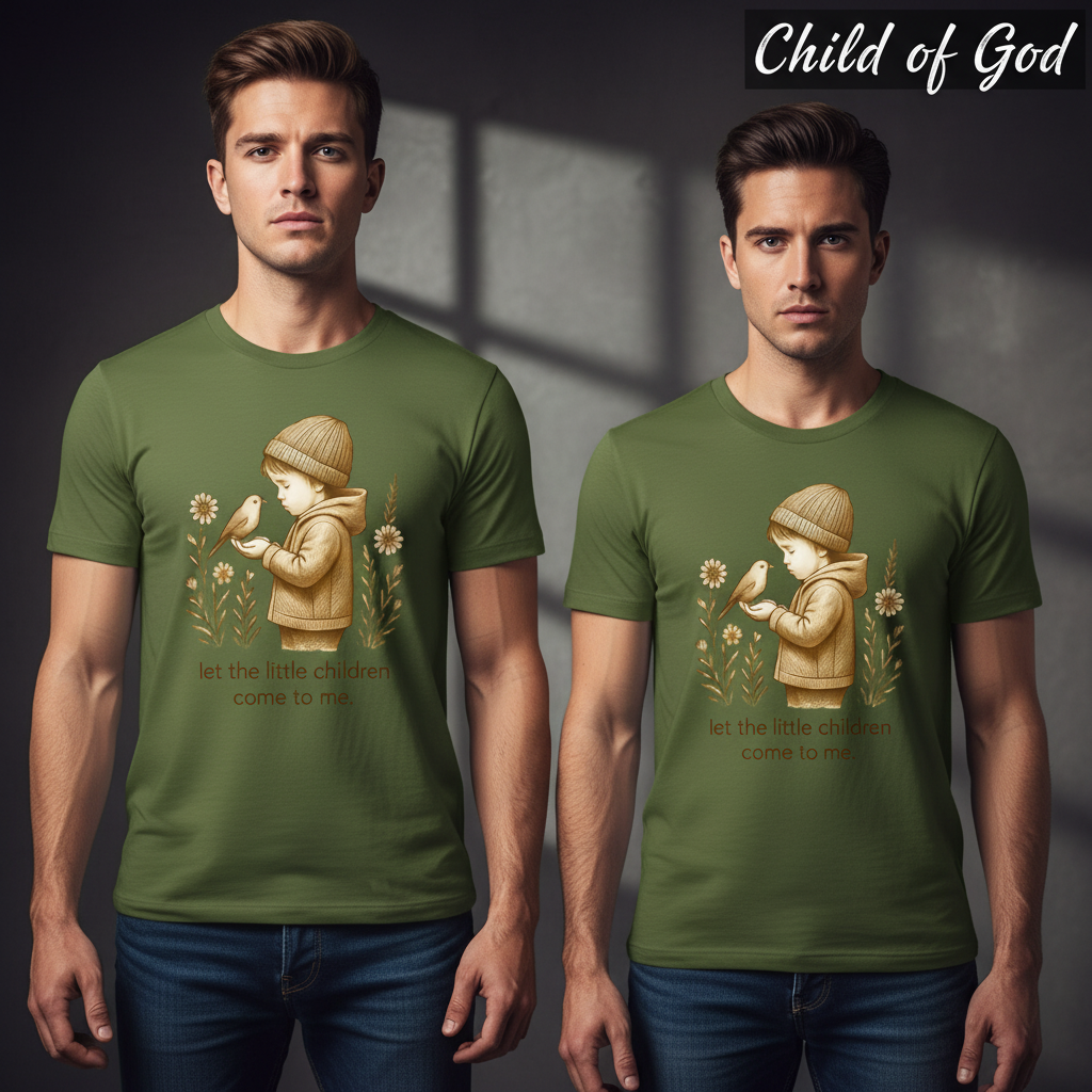 Let the Little Children Come T-Shirt_stoic