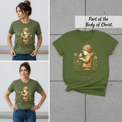 Let the Little Children Come T-Shirt_3_panel