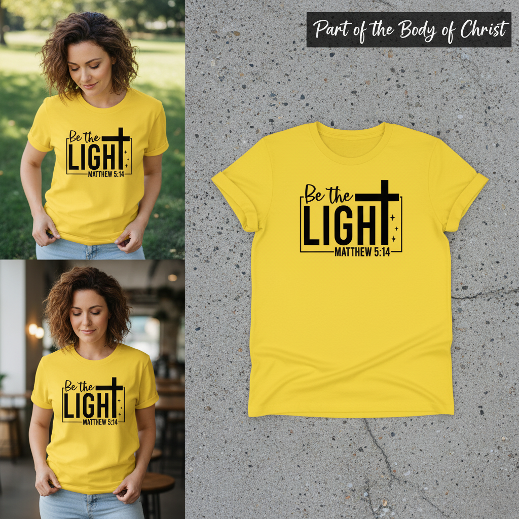 Be The Light T-Shirt_3_panel