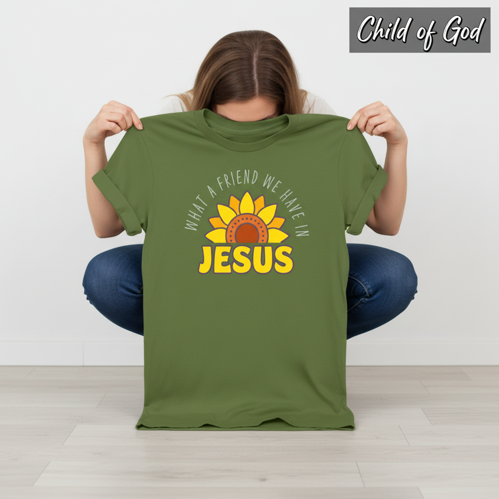 What a Friend in Jesus T-Shirt_dangle