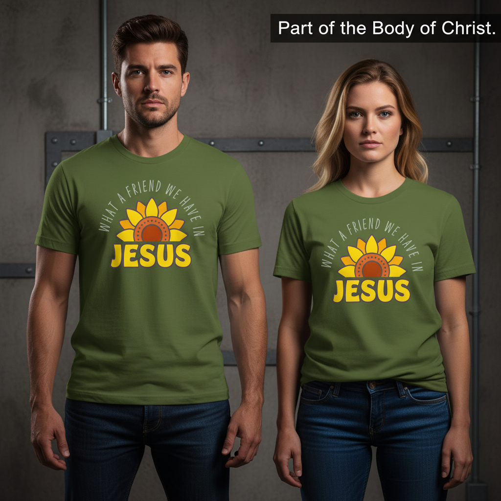 What a Friend in Jesus T-Shirt_stoic