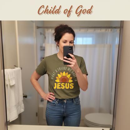 What a Friend in Jesus T-Shirt_mirror_selfie