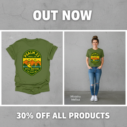 Psalm 23 Trail Co. T-Shirt_pet_companion