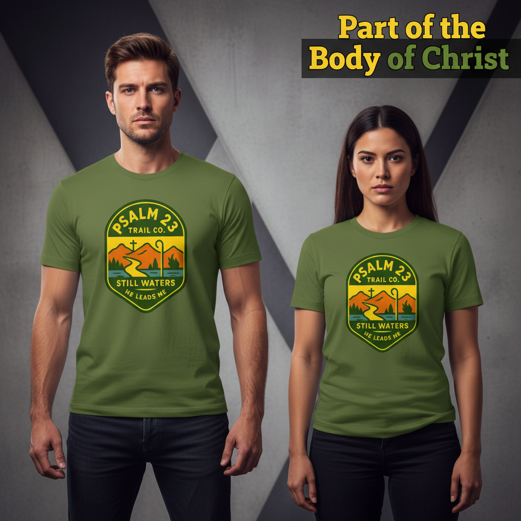 Psalm 23 Trail Co. T-Shirt_stoic