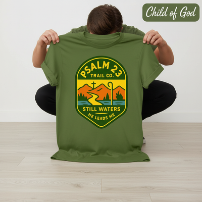 Psalm 23 Trail Co. T-Shirt_dangle