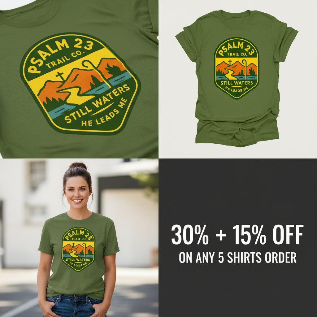 Psalm 23 Trail Co. T-Shirt_4_panel
