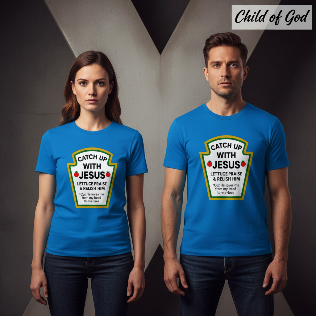 Catch Up With Jesus T-Shirt_stoic