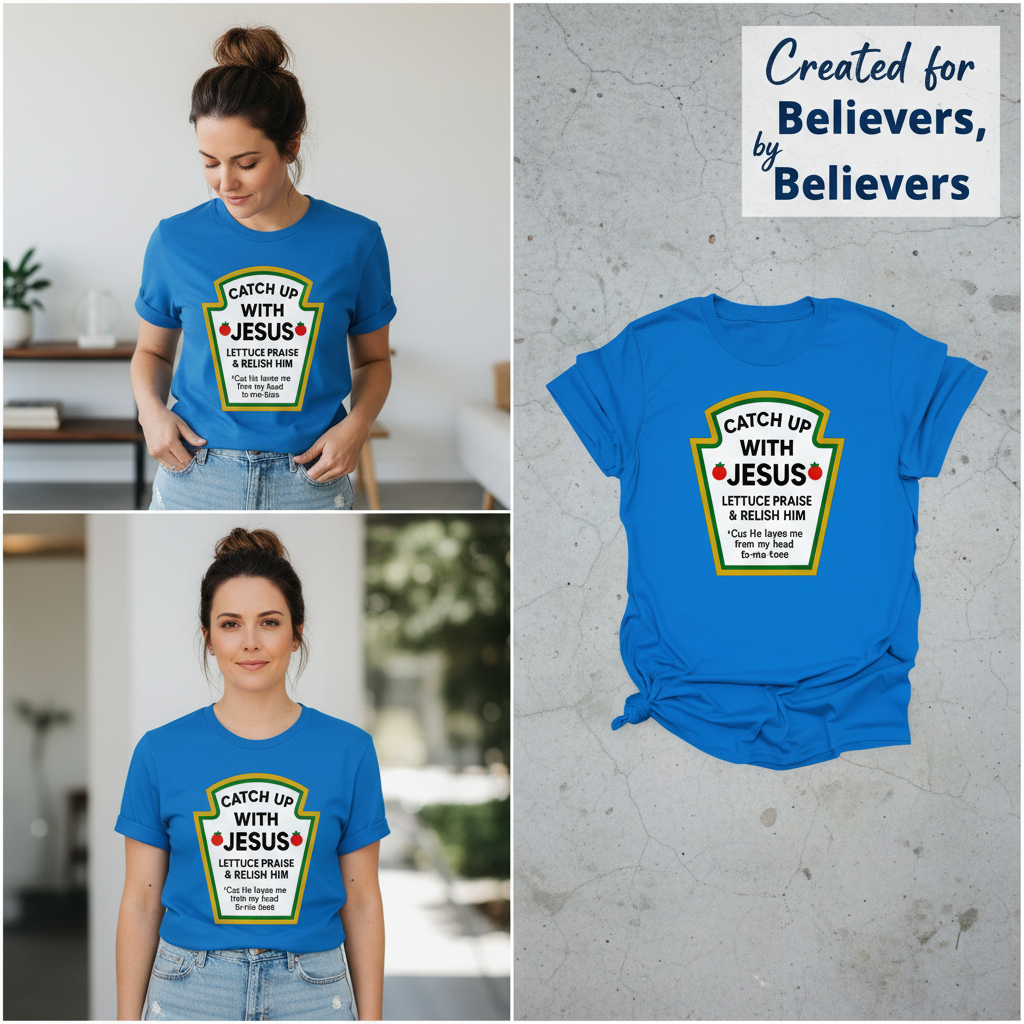 Catch Up With Jesus T-Shirt_3_panel