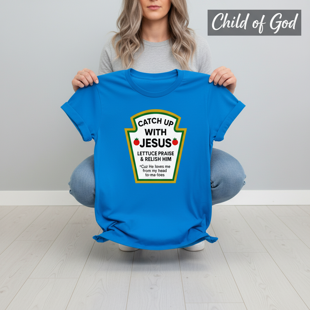 Catch Up With Jesus T-Shirt_dangle