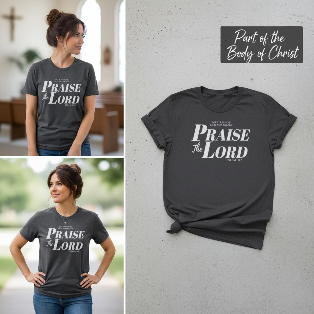 Praise The Lord T-Shirt_3_panel