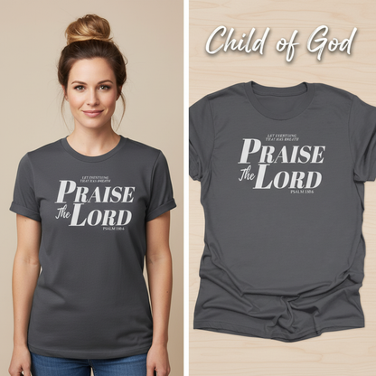 Praise The Lord T-Shirt_model_flat