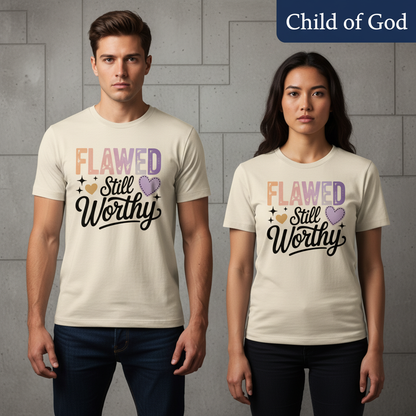 Flawed Still Worthy T-Shirt_stoic