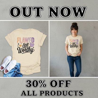 Flawed Still Worthy T-Shirt_pet_companion