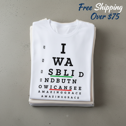 Now I Can See T-Shirt_stacked_flatlay
