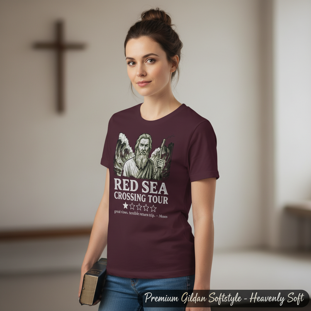 Red Sea Crossing Tour T-Shirt__space