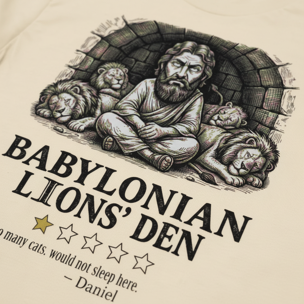 Babylonian Lions' Den T-Shirt__detail