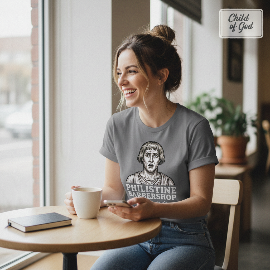 Philistine Barbershop T-Shirt__use