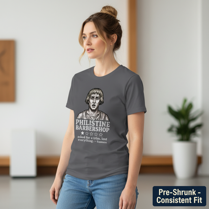 Philistine Barbershop T-Shirt__space