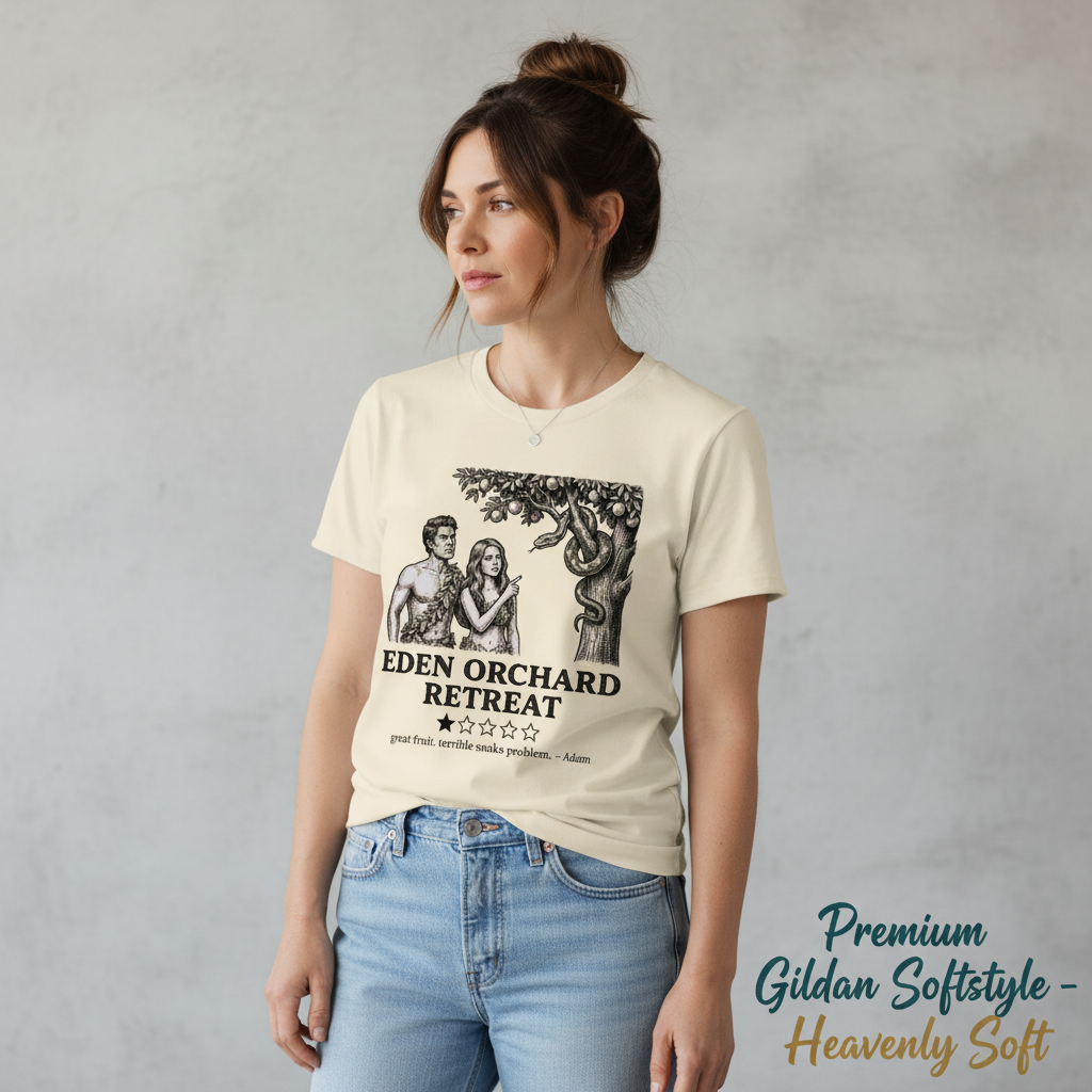 Eden Orchard Retreat T-Shirt__space