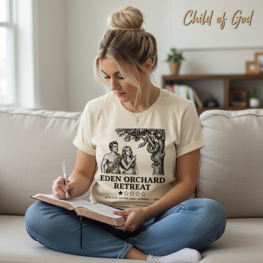 Eden Orchard Retreat T-Shirt__use