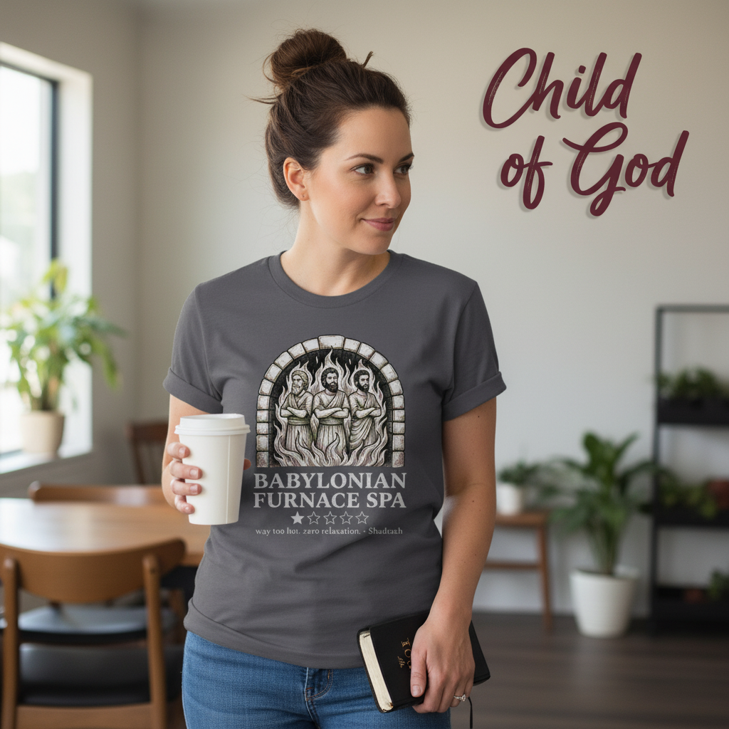 Babylonian Furnace Spa T-Shirt__lifestyle