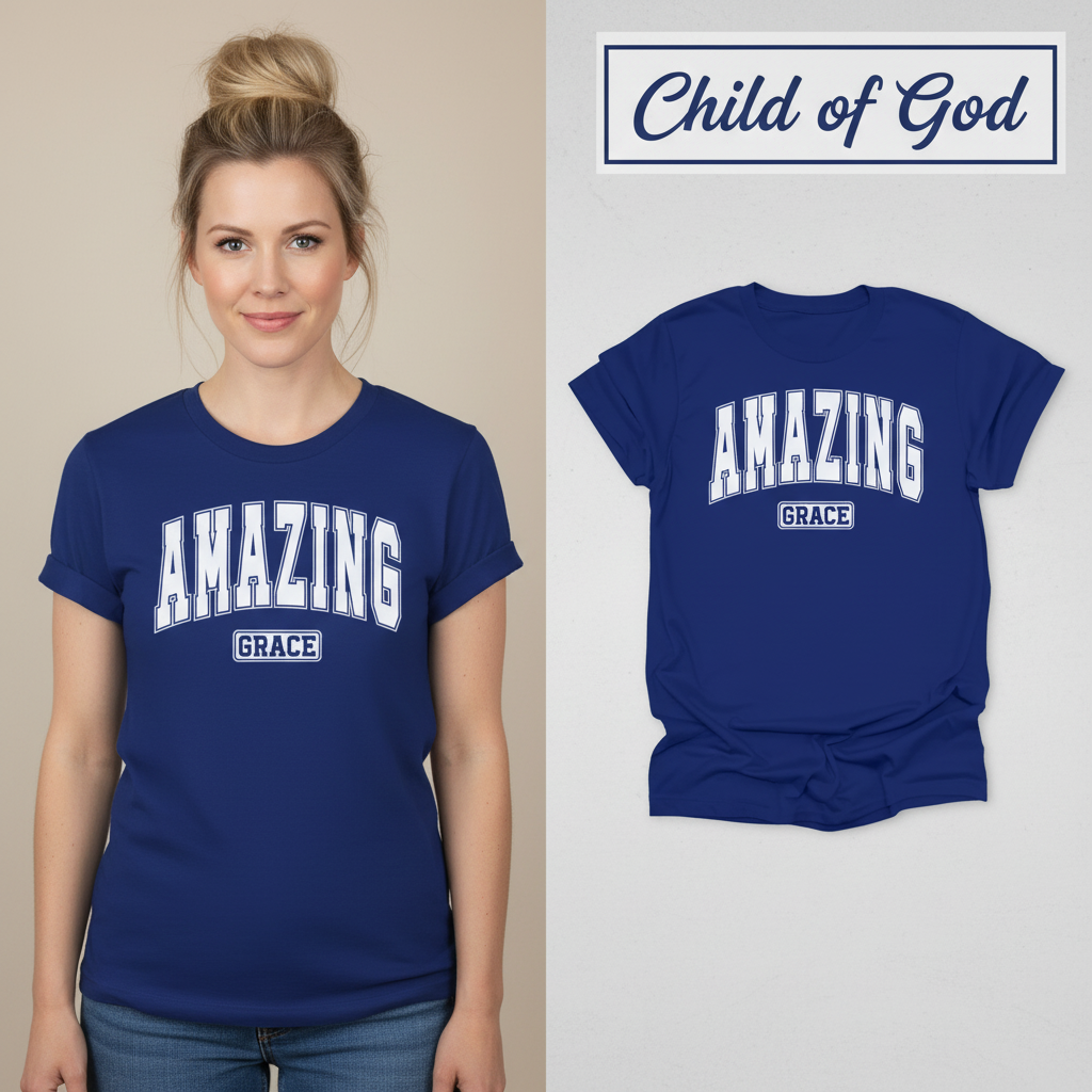 Amazing Grace T-Shirt_model_flat