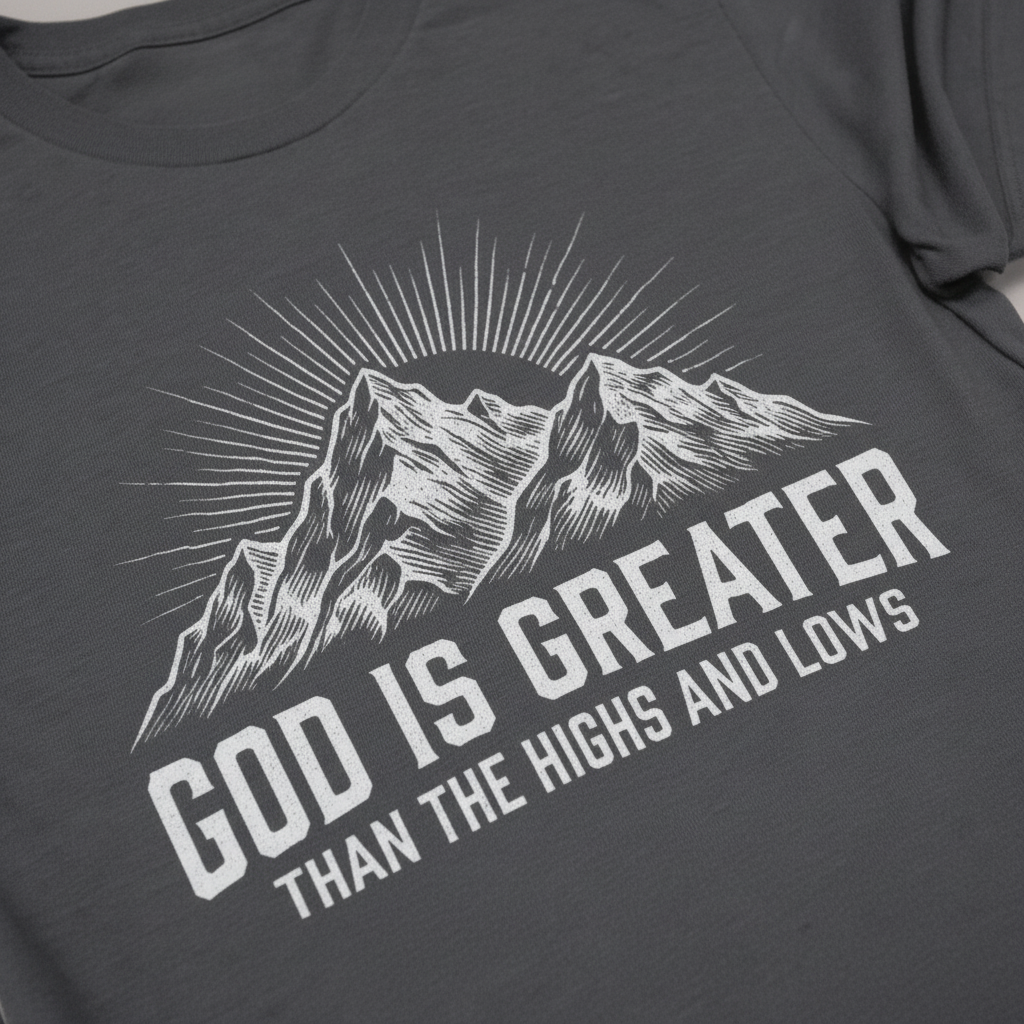 God Is Greater T-Shirt__detail