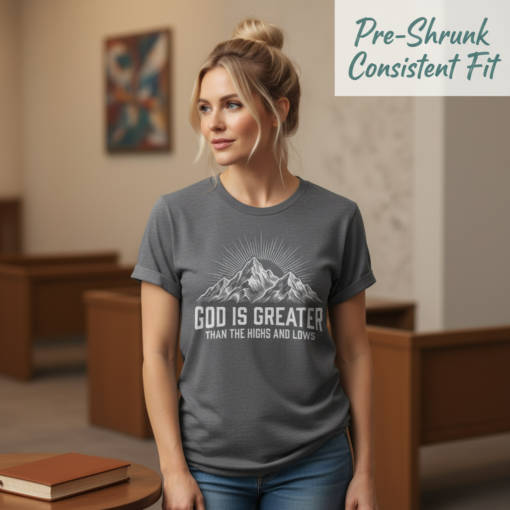 God Is Greater T-Shirt__space