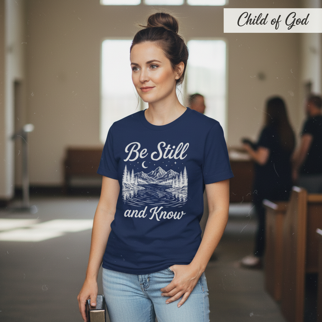 Be Still and Know T-Shirt__lifestyle