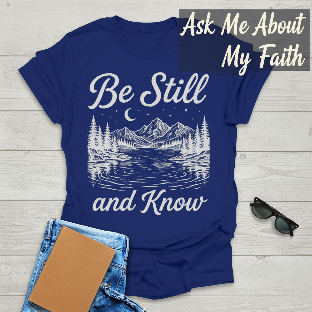 Be Still and Know T-Shirt__pair