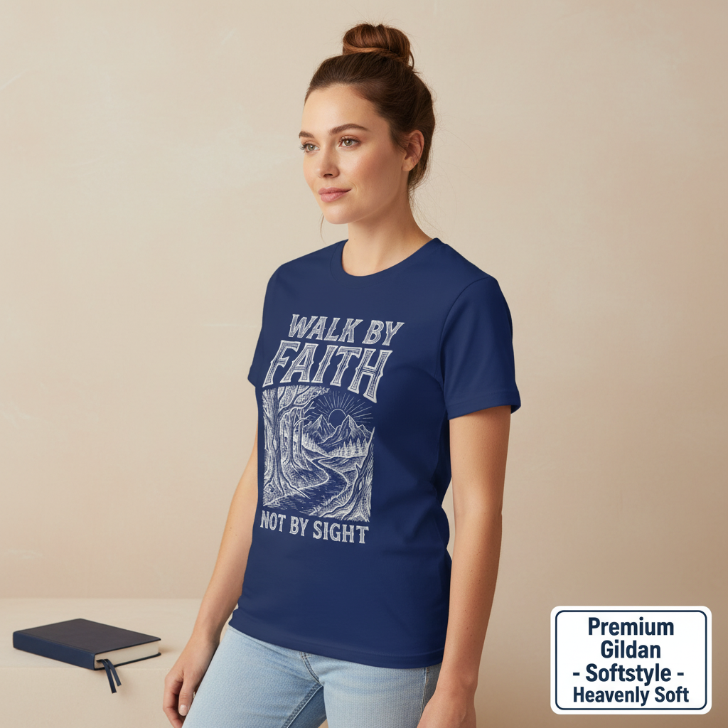 Walk by Faith T-Shirt__space