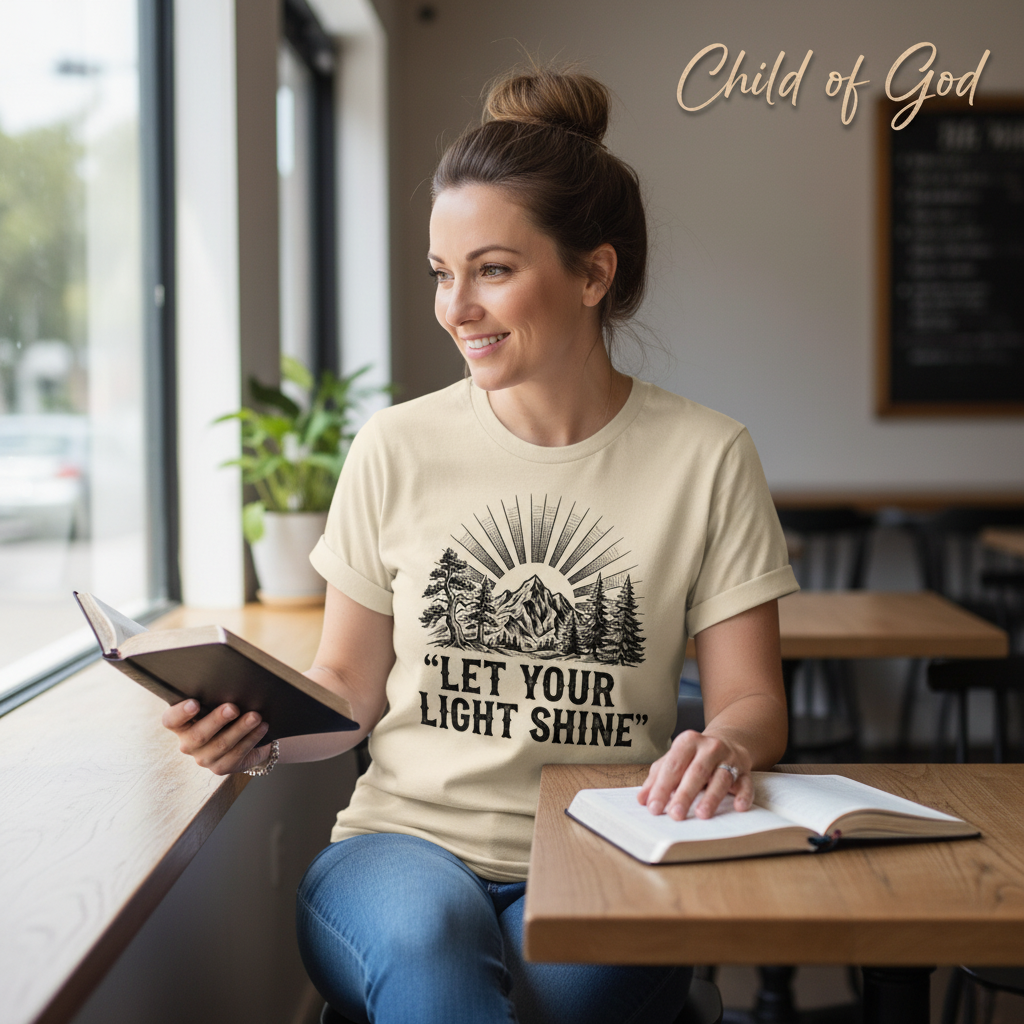 Let Your Light Shine T-Shirt__use
