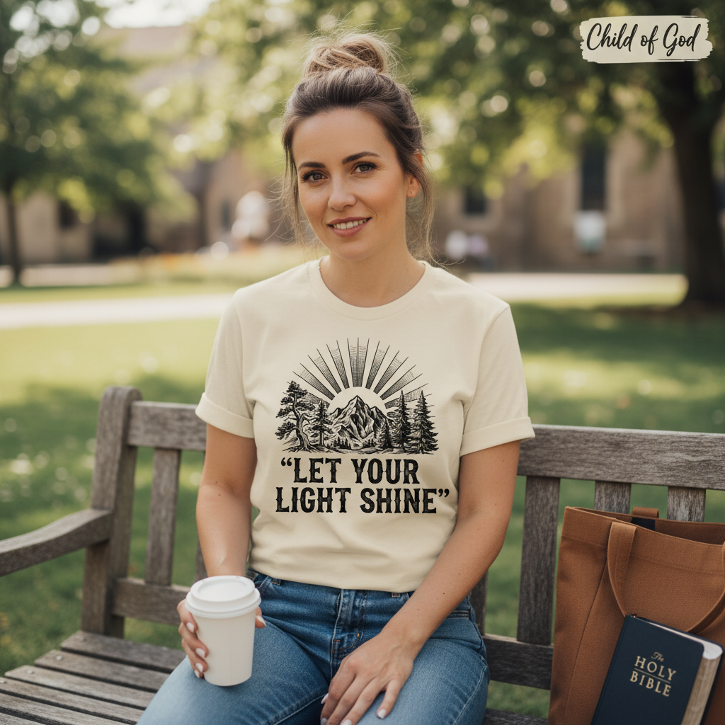 Let Your Light Shine T-Shirt__lifestyle