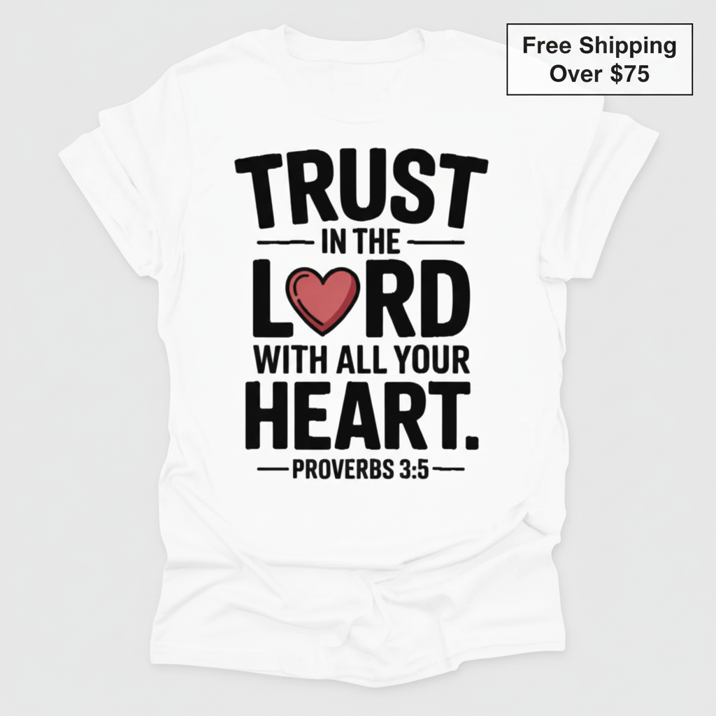 Trust in the Lord Heart T-Shirt_clean
